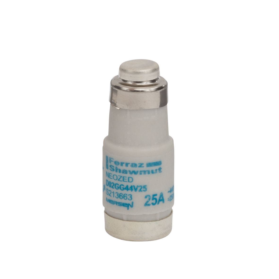 S213663 - Neozed D0 fuse-link gG, 440VAC, D02, 25A, yellow, marine